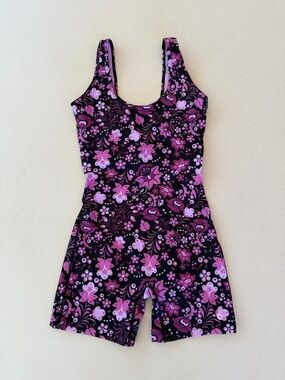 Ethika Women’s Black & Pink Floral Romper Playsuit